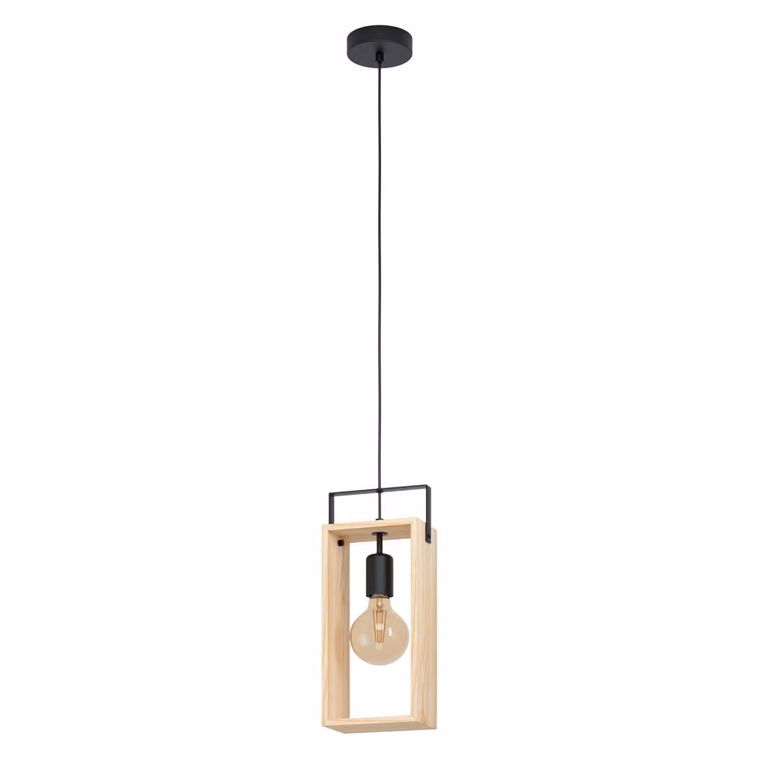 Eglo 43413 FAMBOROUGH E27 lampada a sospensione 160x105mm nero natura