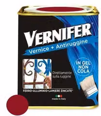 Smalto antiruggine in gel Arexons Rosso lucido 0,75 l