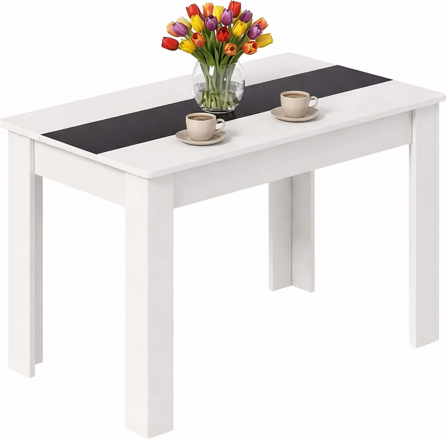 Tavolo da pranzo VCM, tavolo da cucina a base di legno H. 75 x W. 115 x D. 80 cm, tavolo da pranzo compatto per cucina e zona pranzo, tavolo Disalo