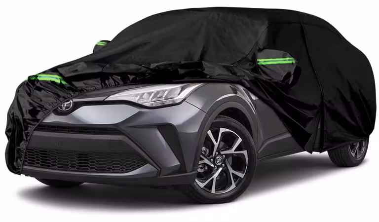 Copertura impermeabile per auto, compatibile con Toyota C-HR dal 2016 al 2025, tipo "garage completo", resistente alla polvere, con protezione UV e protezione solare