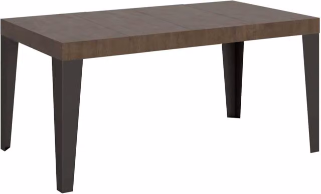 Tavolo allungabile Itamoby Flaris Premium Noce con telaio Antracite L/P/H: 90 x 140/244 x 77 cm