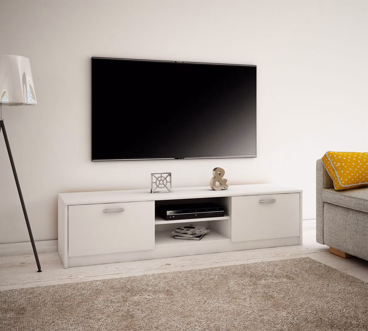 Tavolino per TV SILVIO 1 – bianco