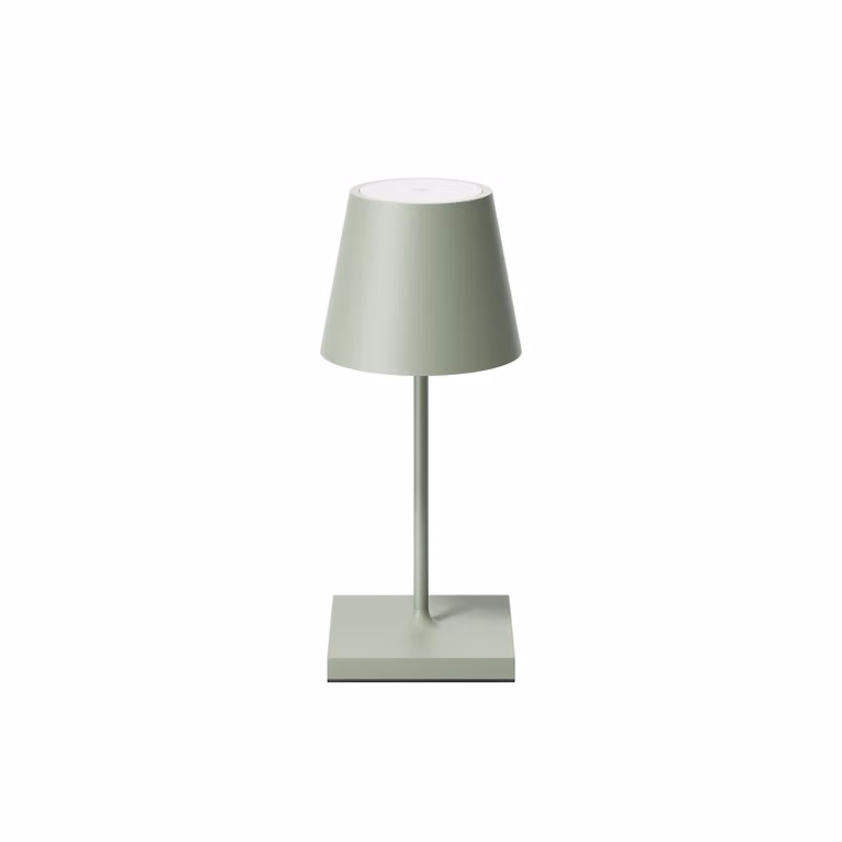 Sigor lampada da tavolo ricaricabile NUINDIE USB-C Mini 250 mm verde salvia