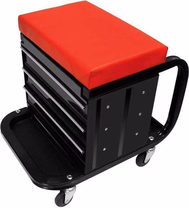 Sgabello mobile da officina