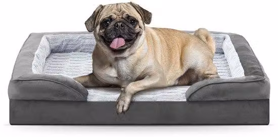 Cuccia ortopedica per cani di taglia grande, cuscino in memory foam per cani di taglia media, cucce lavabili, cuscini antiscivolo rimovibili, 71 x 58 x 17 cm