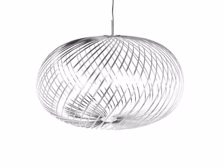 Spring Lampada a Sospensione-Large-Argento