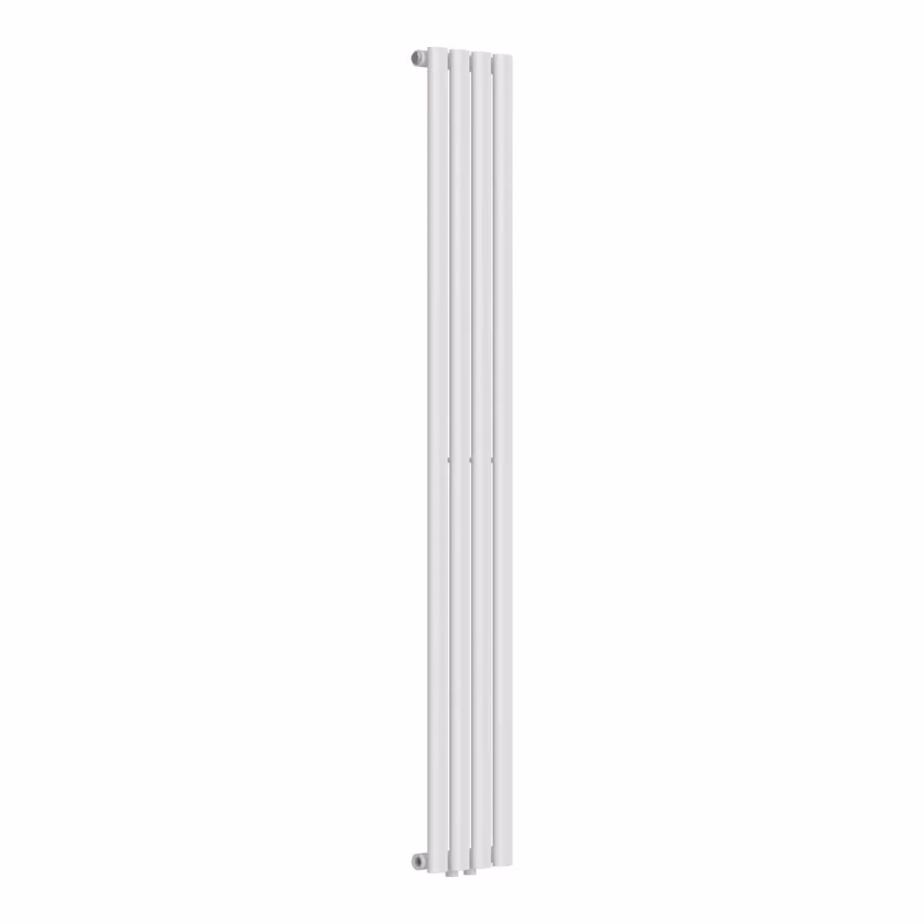 Termosifone a pannello singolo con elementi tubolari in acciaio neu.haus, Bianco, H: 160 cm, L: 24 cm – 2