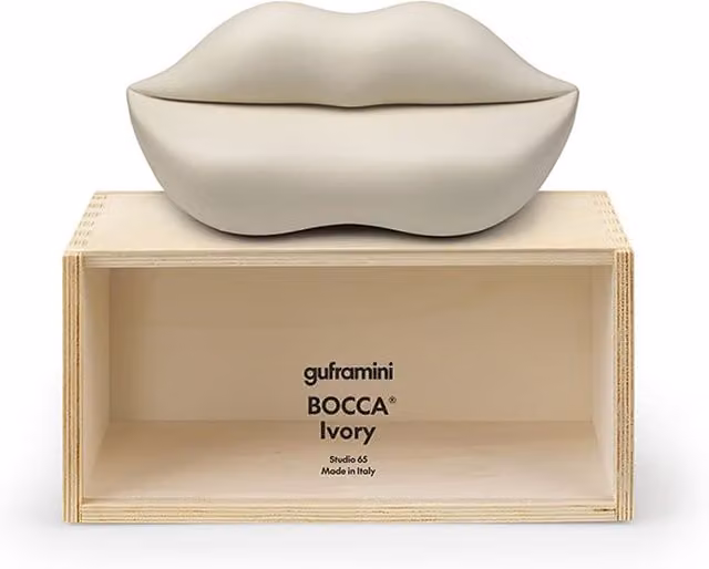 Miniatura Guframini Bocca Gufram colore bianco per tavolo