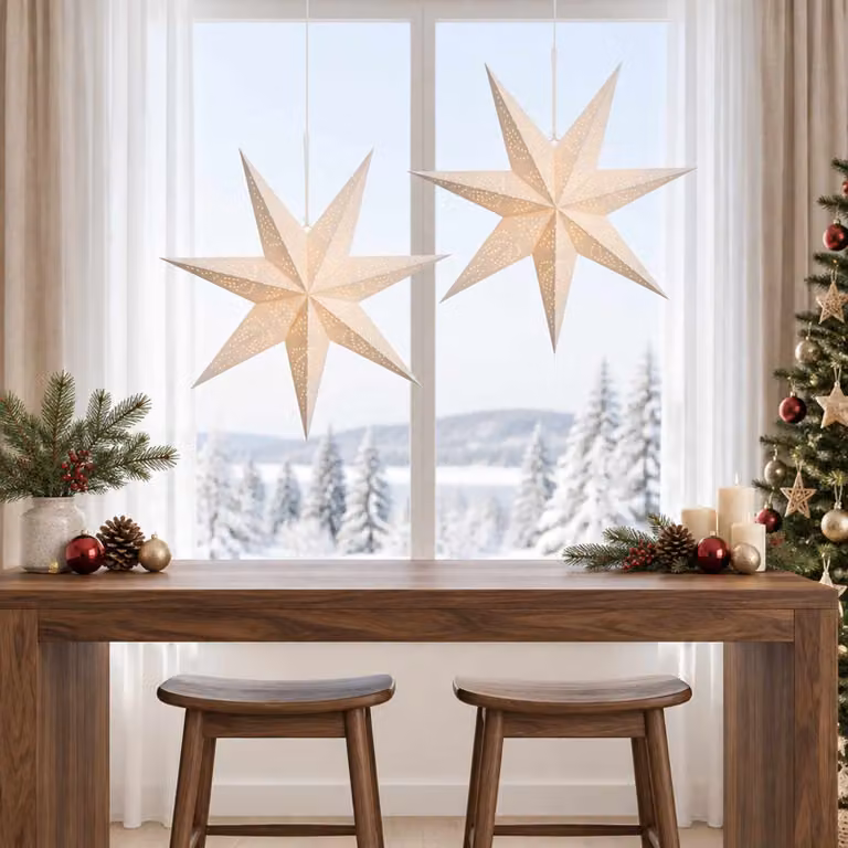 vidaXL Illuminazione Natalizia RAAHE 2 pz 10 LED Bianco caldo