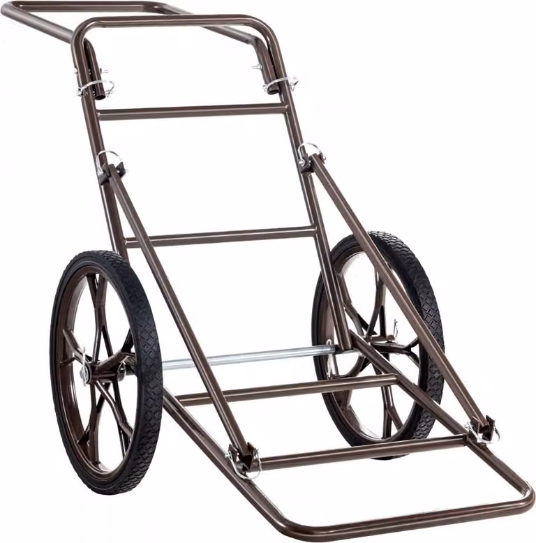 Trasportatore di selvaggina pieghevole - carrello per cervi con 2 ruote - fino a 227 kg - carrello di trasporto resistente per la caccia e le attività all'aperto