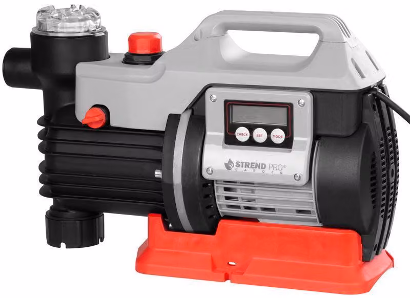 Pompa Strend Pro Garden HWA850, 850W, per acqua pulita, da giardino, 3600 l/h, cavo 1 m, display LCD