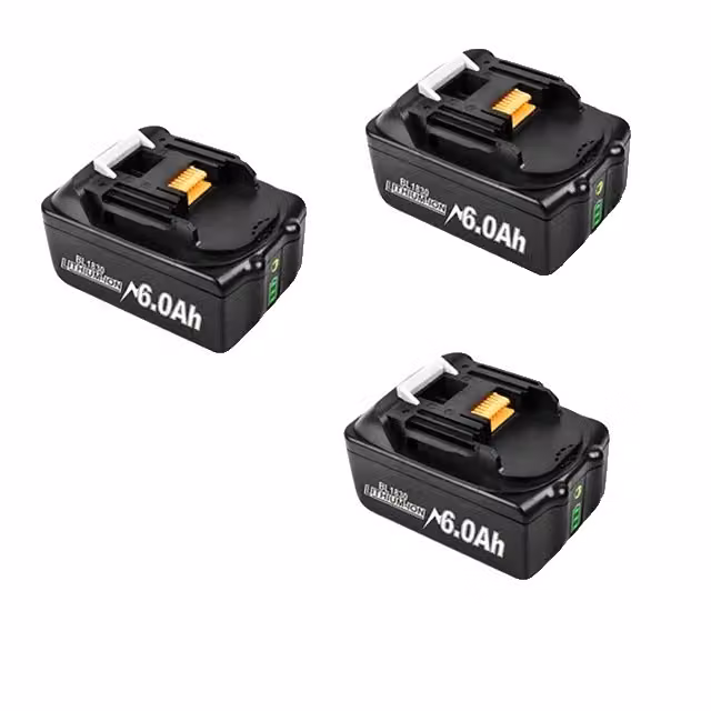 Batteria Makita 18V, capacità 6Ah, compatibile con BL1830/BL1860, 18V, 3
