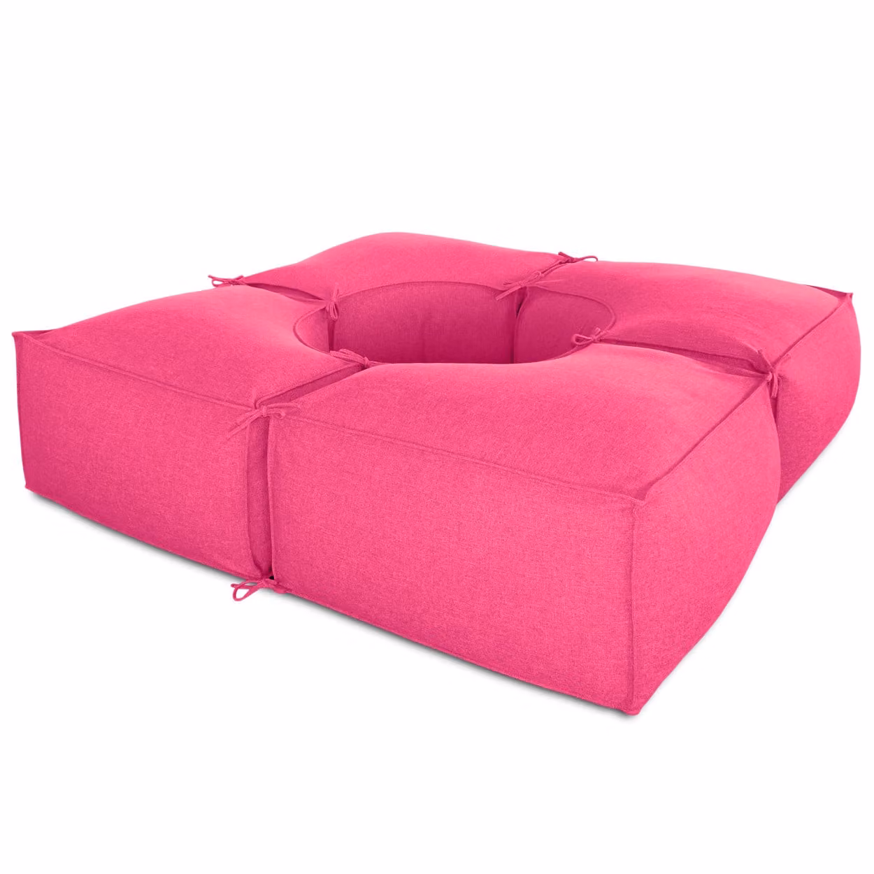 Salottino da esterno 4 moduli Fucsia