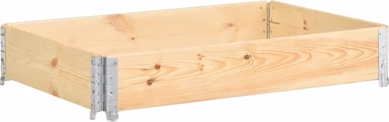 Collare per Pallet 80x120 cm in Legno Massello di Pino