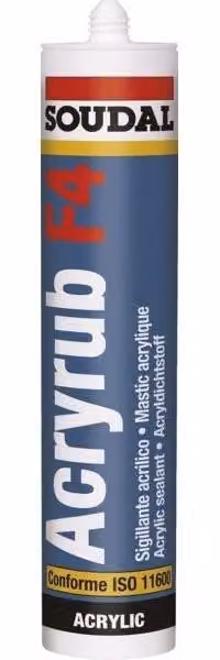 24 Acrylmastic F4 300 ml bianco - Soudal