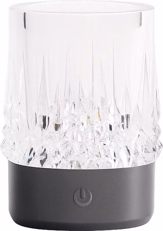 Lampada da tavolo ricaricabile a LED 1W CRYSTAL NHTD-N08-NB Linea Zuma