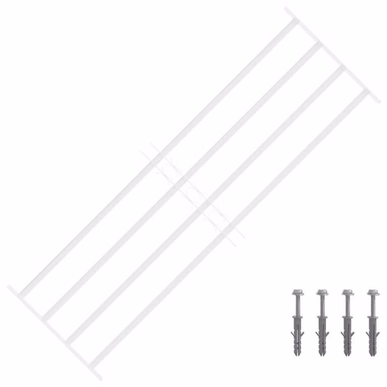 Griglia di sicurezza per finestre con 4 barre trasversali 3 pcs