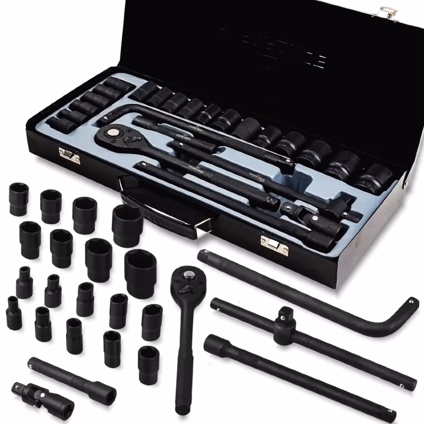 Set di chiavi da 1/2" da 24 pezzi (8-32 mm) (6 lati)