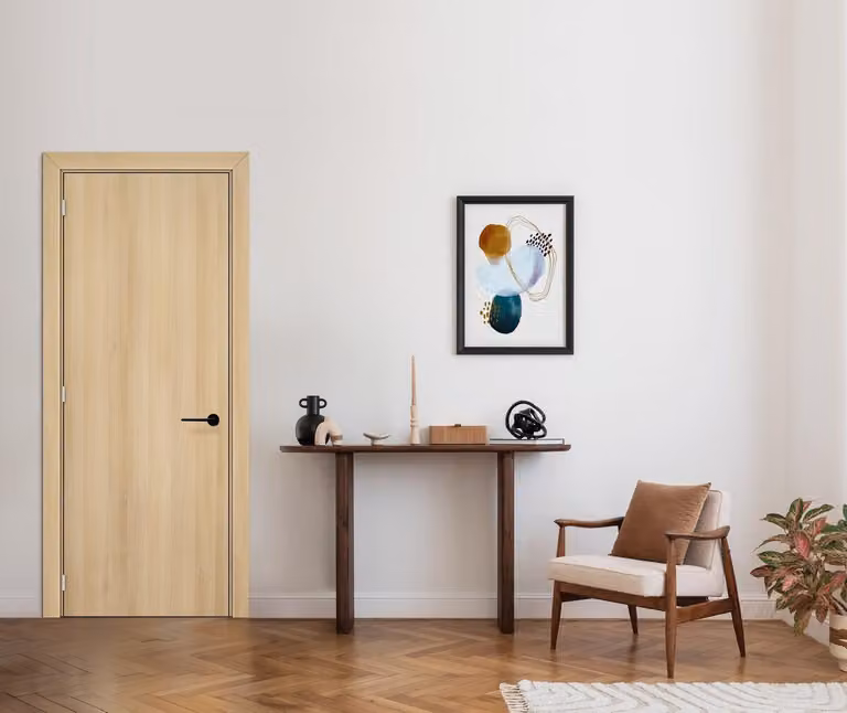 Blocco porta Honey Oak H204 x L93 cm lato tavola P. destra GD MENUISERIES