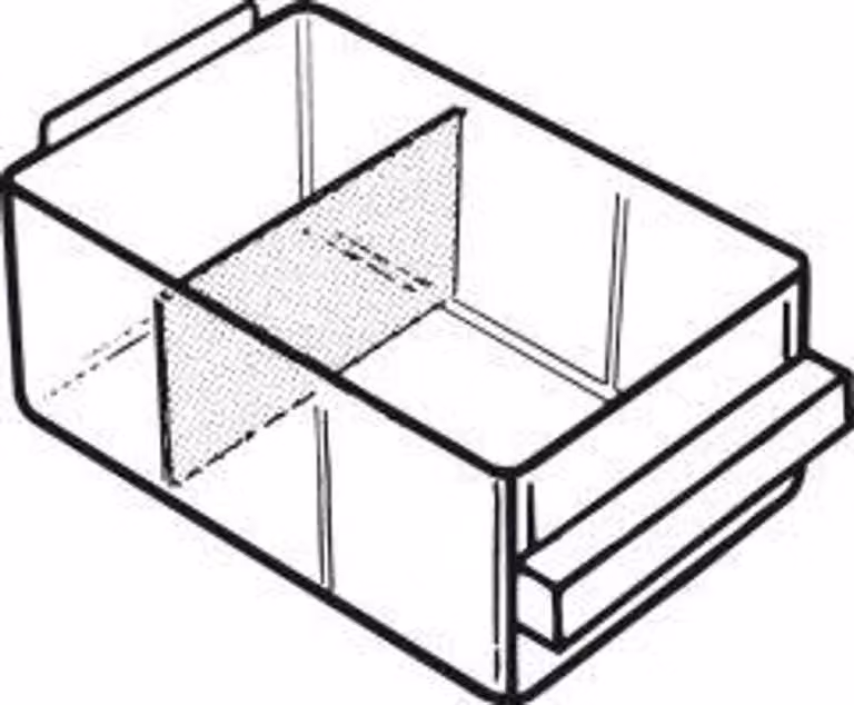Cassetto di ricambio 150-02 L91xP154xH64mm PP transp.RAACO