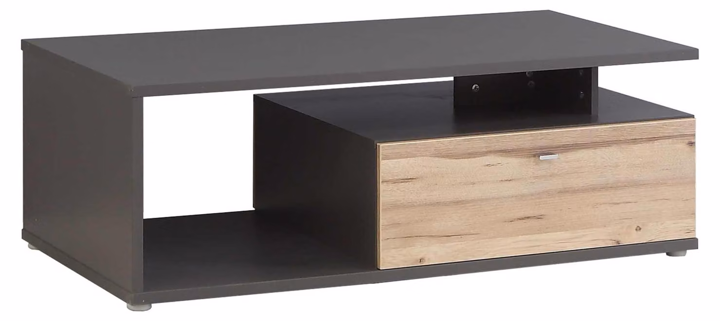 Tavolino LATINA Rovere listellare grigio
