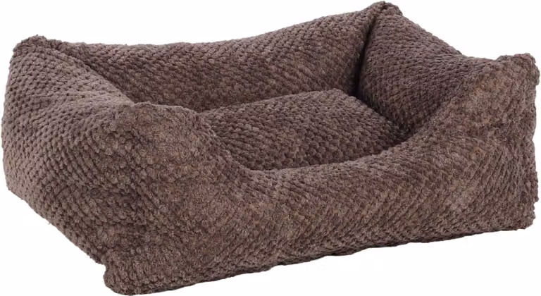 Cesto Flamingo, forma rettangolare, colore taupe, dimensioni 65x50x20 cm
