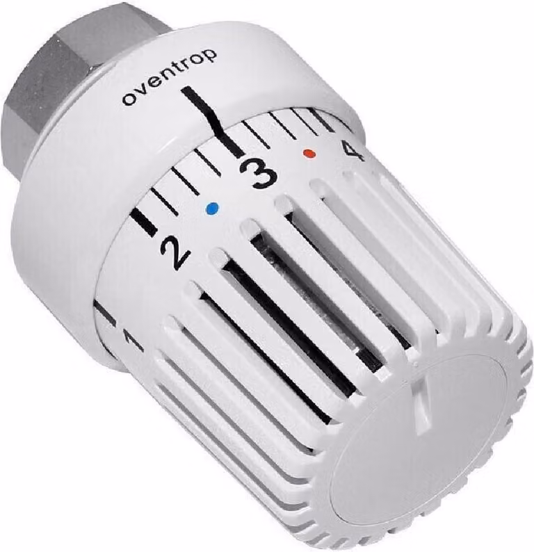 Oventrop Thermostat Uni LH M30x1,5mm, mit Nullstellung weiß