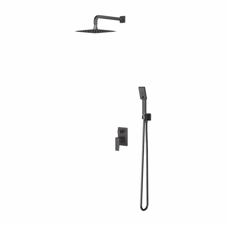 Omnires PARMA SYSPM10GR Set doccia da incasso, grafite