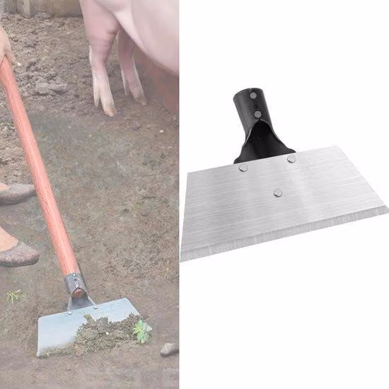 Pala da giardino multiuso, spazzola per la pulizia, attrezzi da giardino