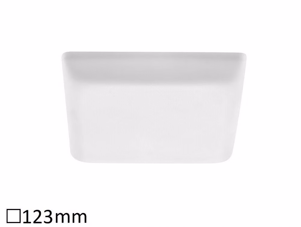 Rabalux Apparecchio LED bianco da incasso Oleg quadrato 123x123mm 12W IP65 5372