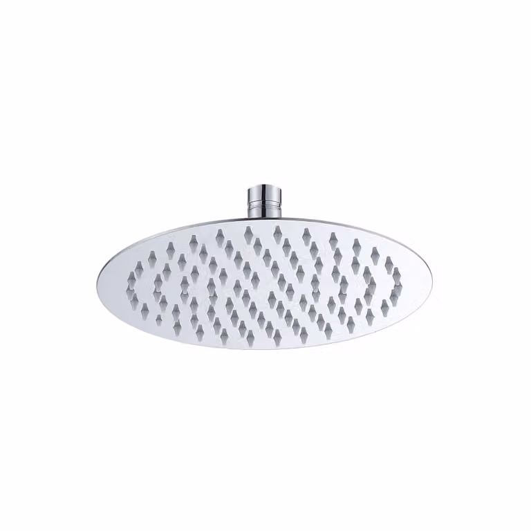 JOHO Soffione Doccia da Parete in Acciaio Inox 304 con Ugelli Antiicalcare D20cm tondo
