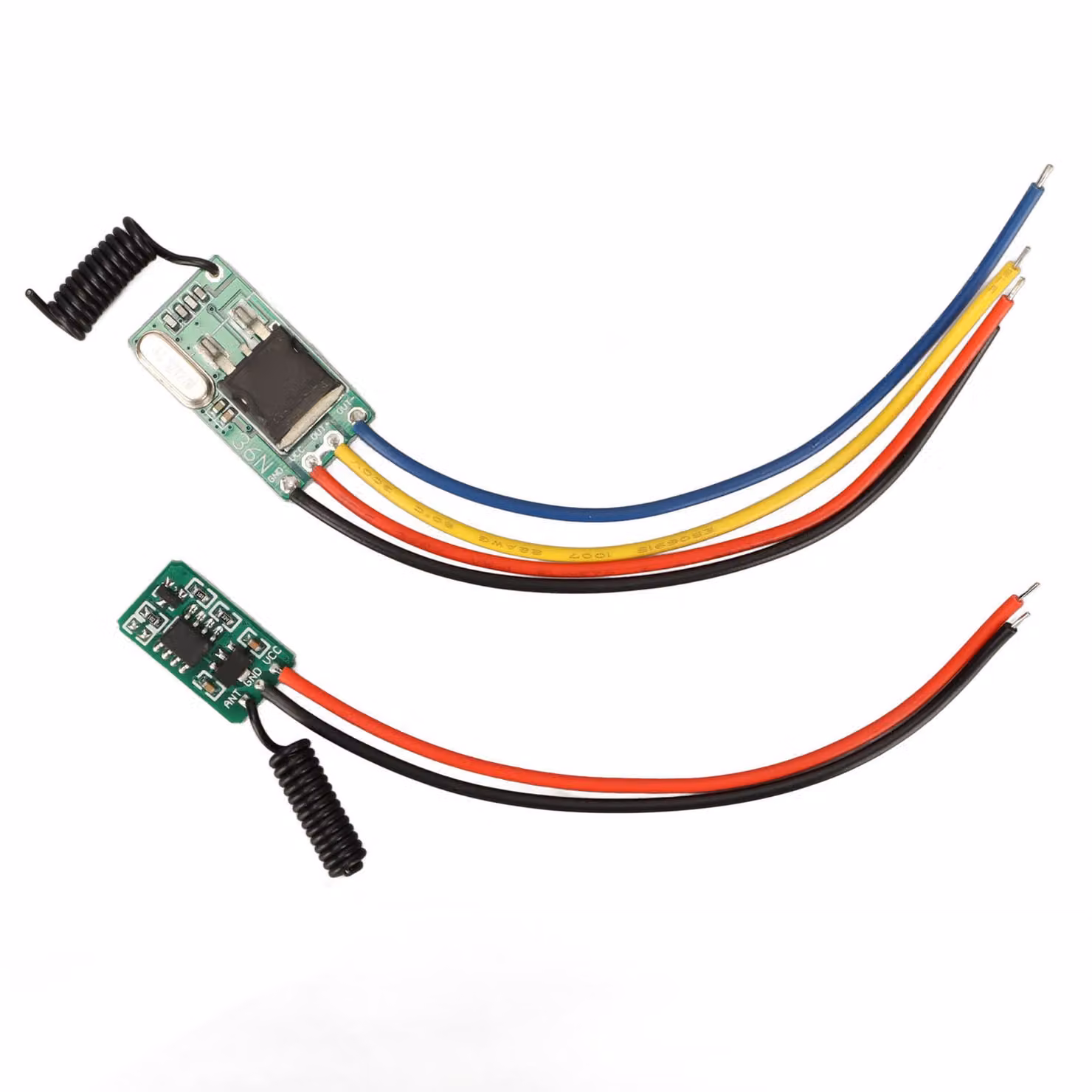 Ricevitore DC6V-36V e trasmettitore DC5V-24V – Interruttore telecomandato senza contatto RF 433 MHz per pareti, pavimenti e porte