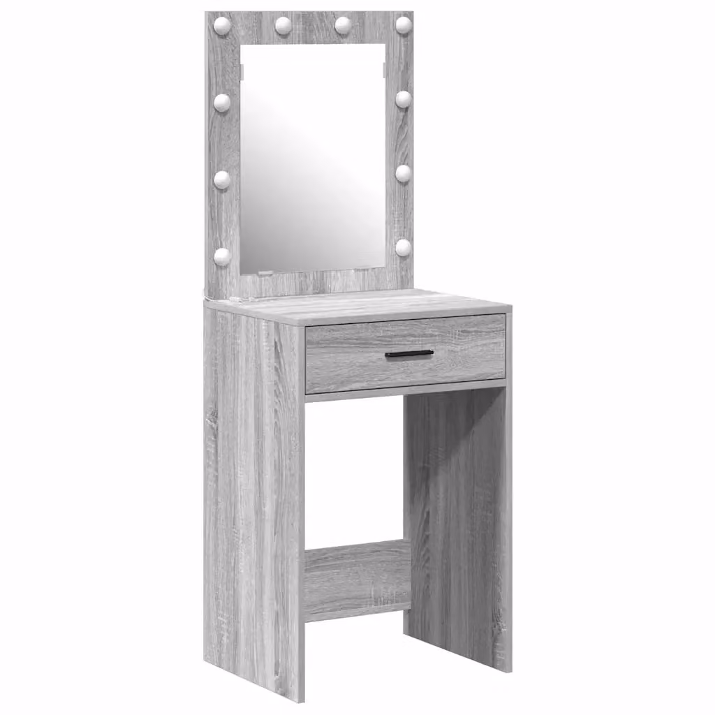 Tavolo da Trucco Minimalista vidaXL Grigio L: 50 cm, P: 41 cm, H: 135 cm – 2