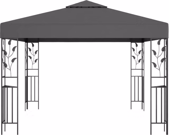Gazebo 3x3 m Antracite 47946