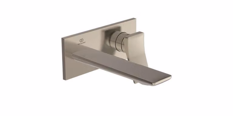 Ideal Standard Rubinetto Conca - Miscelatore da incasso per lavabo, bocca 180 mm, Silver Storm A7371GN
