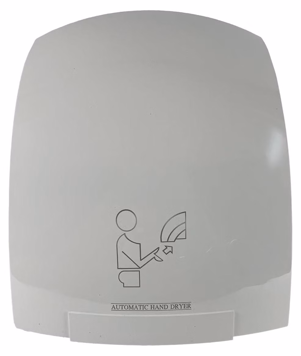 Asciugatrice ad aria calda da 1800 W, con sensore di luce automatico, dimensioni 26x24x24 cm