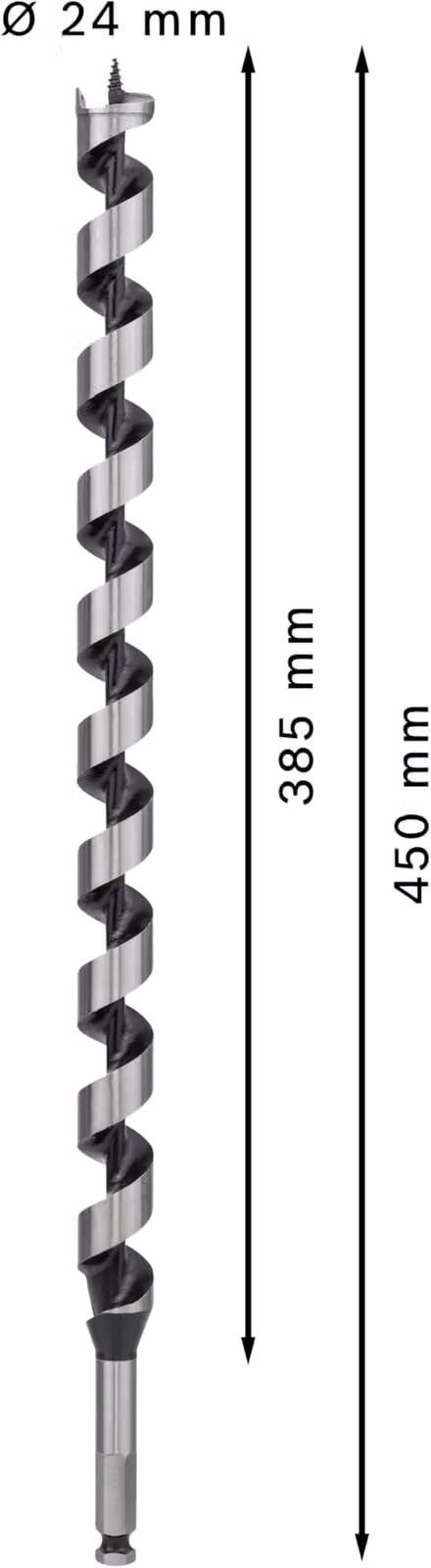 PRO Legno Punta per legno, 24 x 385 x 450 mm