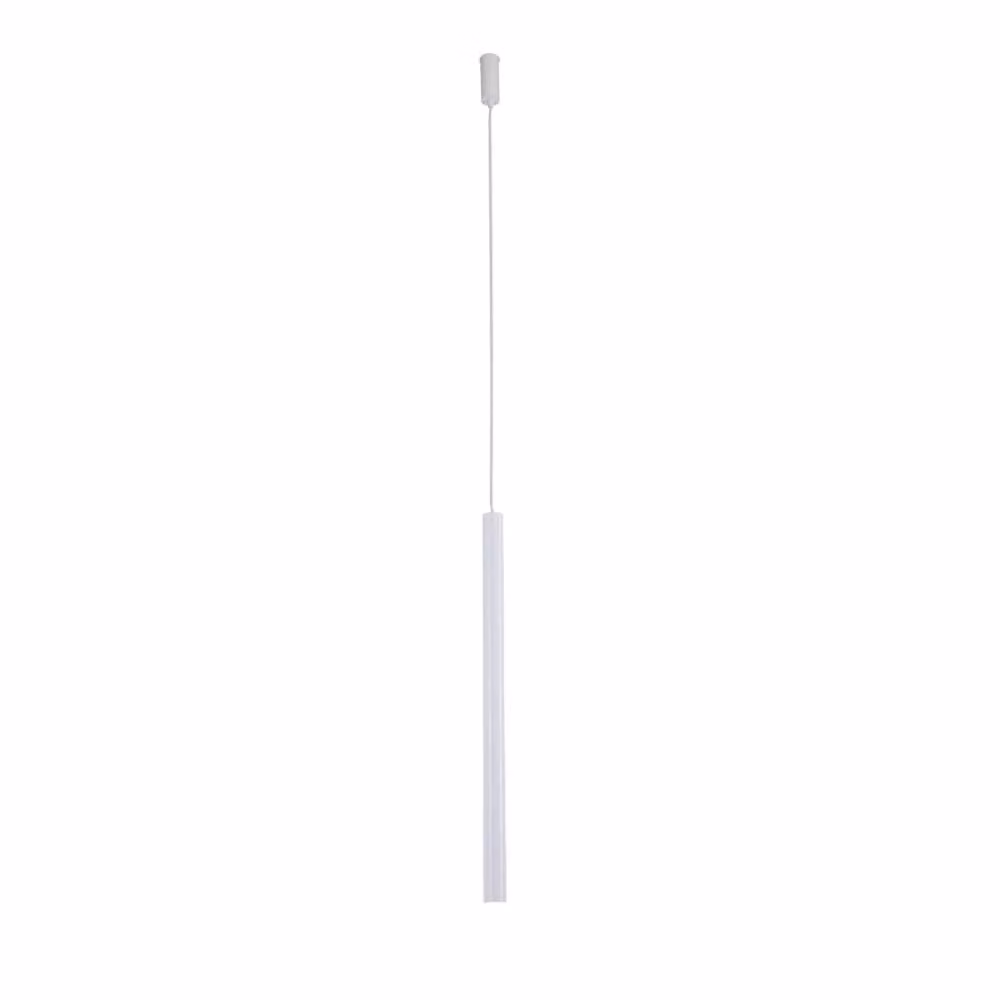 Lampada a sospensione minimalista a tubo bianco YABU 1xGU10 4W Shilo