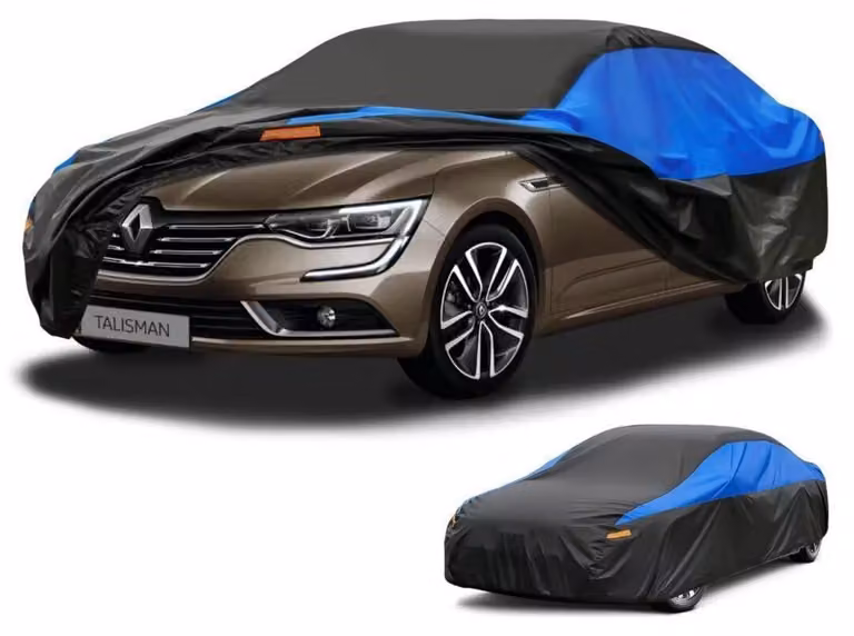 Copertura impermeabile e traspirante per auto, compatibile con Renault Talisman (2015-2024), disponibile nei colori nero e blu