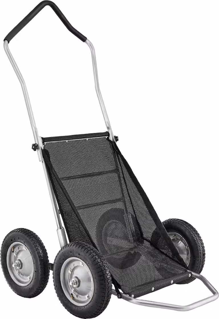 Carrello da caccia - Carrello da trasporto - Pieghevole - Portata 227 kg - Adatto al fuoristrada - Pneumatici ammortizzanti - Per la caccia, la pesca e l'escursionismo