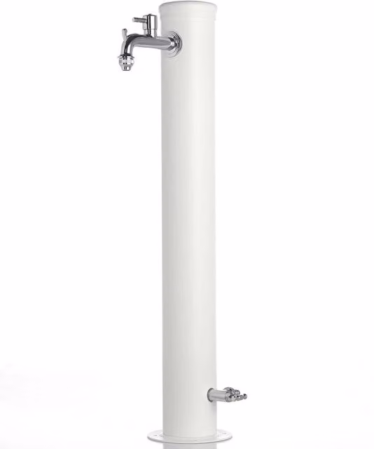 Fontana da Giardino con Doppio Rubinetto Belfer 42/ARR Bianco