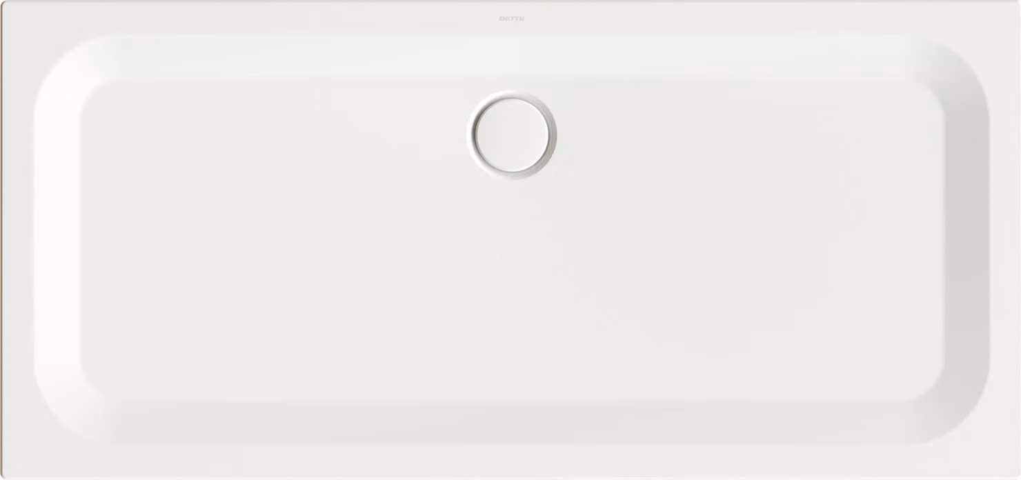 Receveur de douche rectangulaire BetteUltra avec support de baignoire minimum, 1600x750x35mm, 5953-440T1, 5953-440T1
