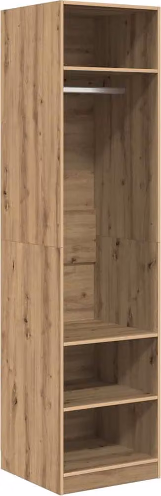 Guardaroba con lo scaffale Rovere artigianale 50 x 50 x 200 cm