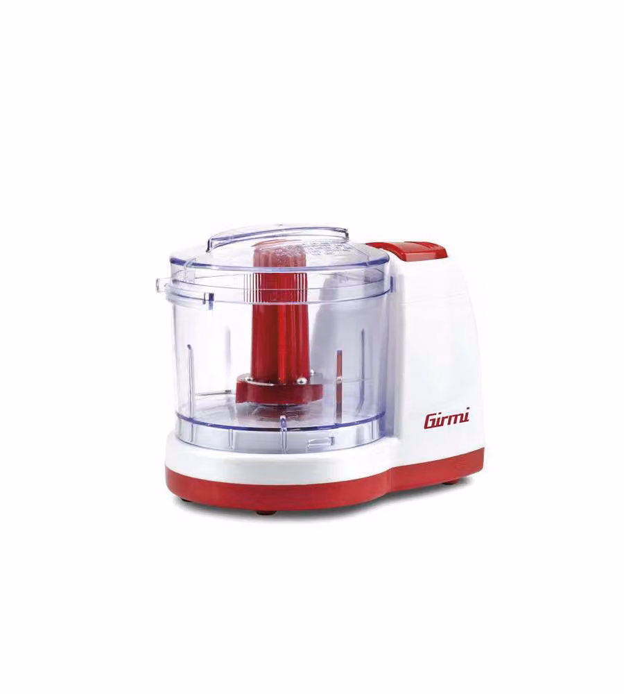 Tritatutto elettrico Girmi TR0301 con funzione pulse, bianco e rosso, capacità 350 ml, 150W – 2