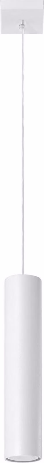Lampada a sospensione LAGOS 1 bianco 1xGU10 10W acciaio 100x8x8cm Sollux Lighting