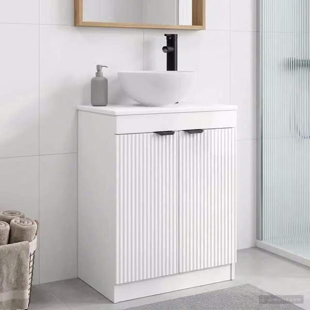 Mobile da bagno con lavabo Bianco Lucido 54 x 35 x 83 cm 890142