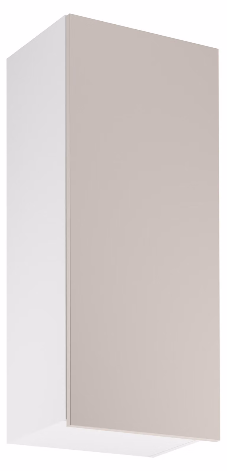 Pensile alto da cucina SALERNO - larghezza 45 cm, bianco/beige