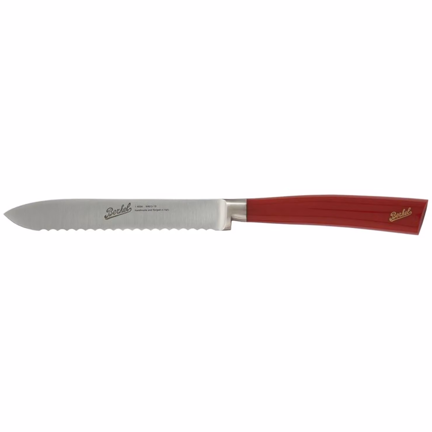 Coltello multiuso cm 12 linea Elegance rosso di Berkel