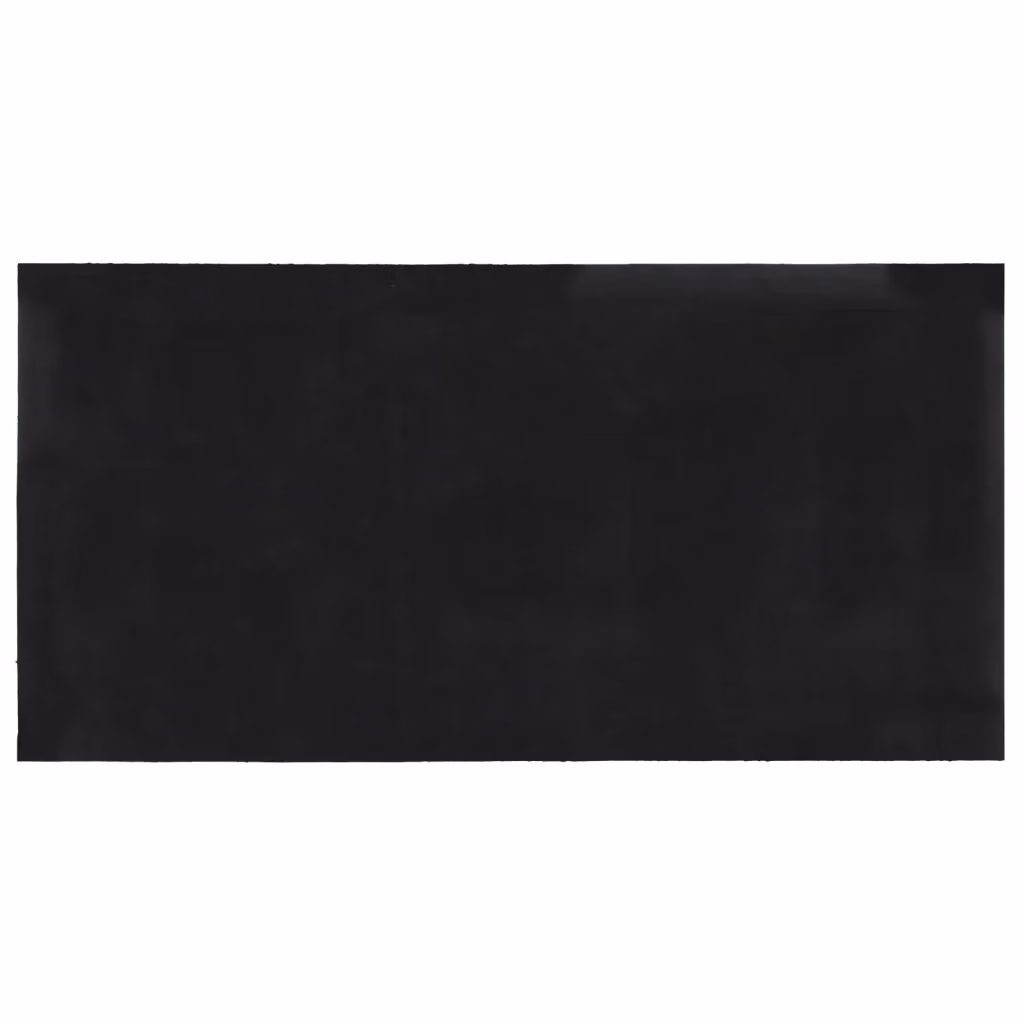 Zerbino rettangolare in fibra di cocco e PVC grigio scuro e nero, antiscivolo, L: 100 cm x P: 200 cm – 2