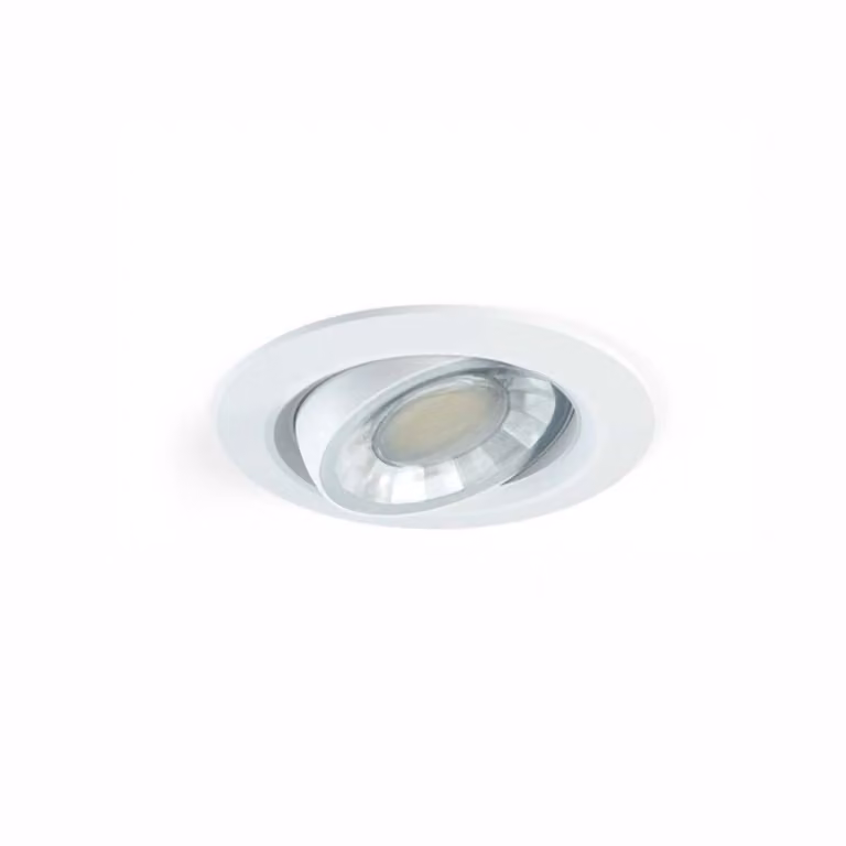 Faretto a led da incasso tondo orientabile Dimmerabile 8W IP44 4000k